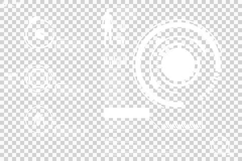 Digital png illustration of data processing with scope scanning on transparent イラスト素材