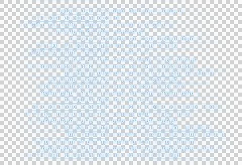 Digital png illustration of data processing on transparent background Illustrazione stock