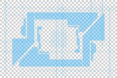 Digital png illustration of data processing on transparent background Stock Illustration