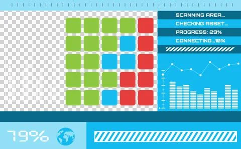 Digital png illustration of data processing on transparent background 스톡 사진