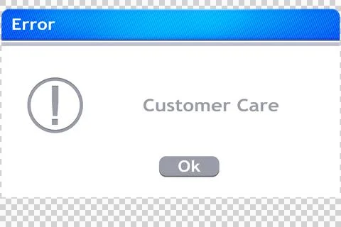 Digital png illustration of digital interface with customer care text on イラスト素材