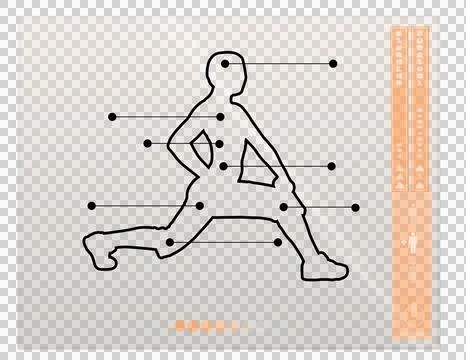 Digital png illustration of digital interface on transparent background Illustrazione stock