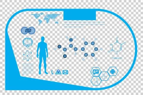 Digital png illustration of digital interface with data processing on イラスト素材