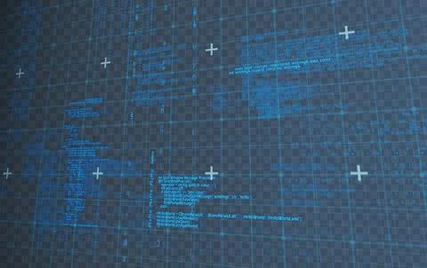 Digital png illustration of digital interface on transparent background Stock Illustration