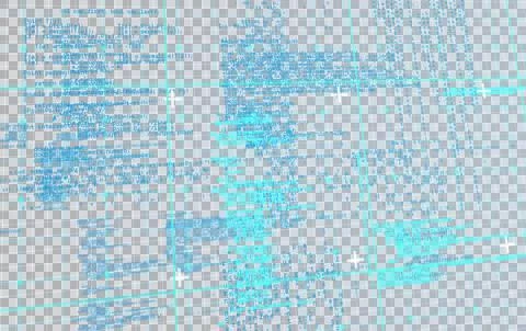 Digital png illustration of digital interface on transparent background Stock Illustration