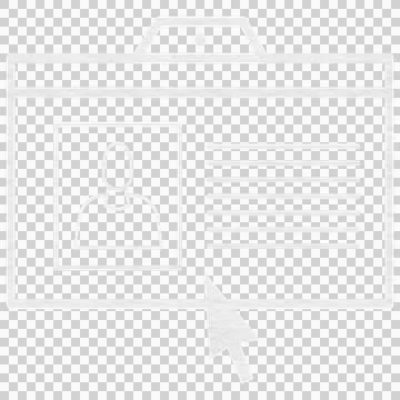 Digital png illustration of digital interface and cursor on transparent Stock Illustration