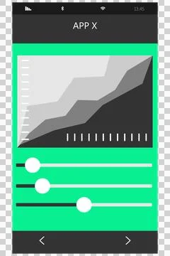 Digital png illustration of digital interface with copy space on transparent Illustrazione stock