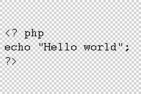 Digital png illustration of digital interface with hello world text on イラスト素材