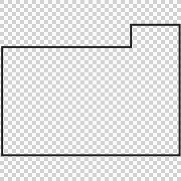 Digital png illustration of document folder symbol on transparent background Stock Photos