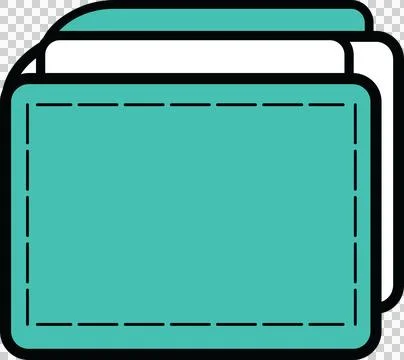 Digital png illustration of folder with documents on transparent background Stock Illustration