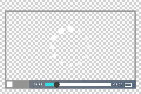 Digital png illustration of gray loading screen on transparent background Stock Illustration