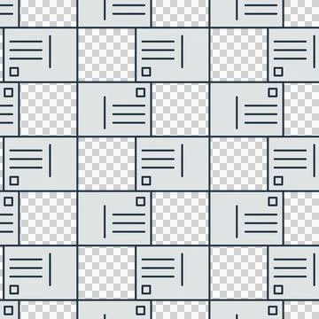 Digital png illustration of gray pattern on transparent background Illustrazione stock