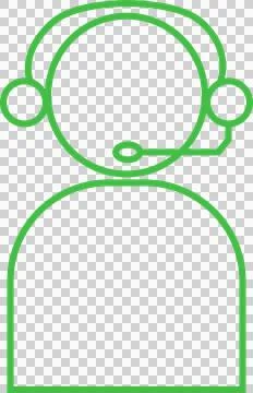 Digital png illustration of man using phone headset on transparent background 스톡 일러스트