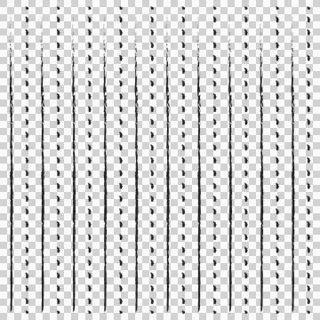 Digital png illustration of pattern of lines and dashed lines on transparent イラスト素材