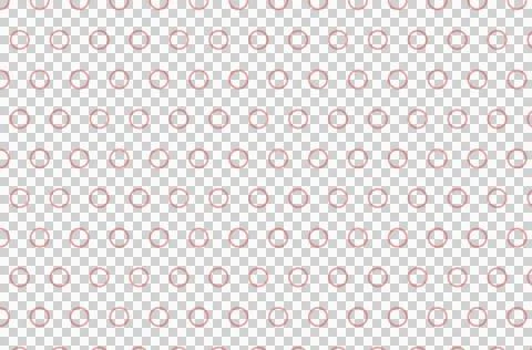 Digital png illustration of pattern with red circles on transparent background イラスト素材
