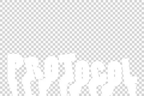 Digital png illustration of protocol text on transparent background Ilustración de archivo