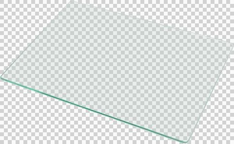 Digital png illustration of rectangular glass on transparent background Stock Illustration