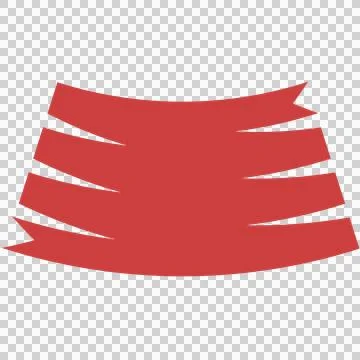 Digital png illustration of red pattern with copy space on transparent Stock Illustration