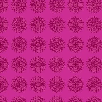Digital png illustration of red pattern on pink background Stock Illustration