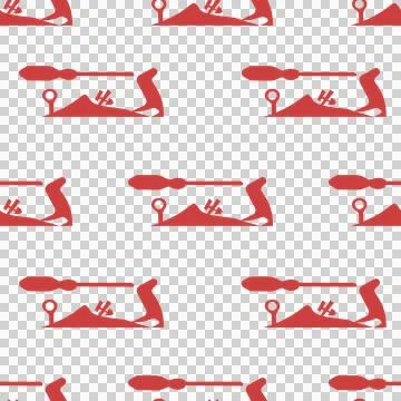 Digital png illustration of red pattern on transparent background Illustrazione stock