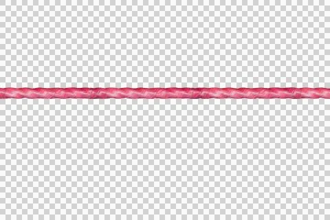 Digital png illustration of red string on transparent background Stock Illustration