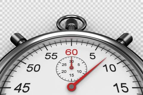 Digital png illustration of silver timer on transparent background Illustrazione stock