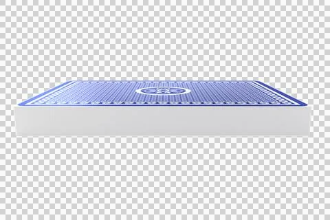 Digital png illustration of stack of playing cards on transparent background 스톡 일러스트