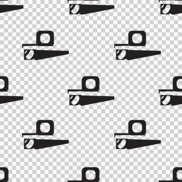 Digital png illustration of tools pattern on transparent background Illustrazione stock
