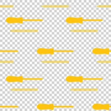 Digital png illustration of tools pattern on transparent background Stock Illustration