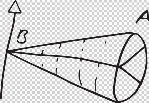 Digital png illustration of trigonometry problem on transparent background Stock Illustration