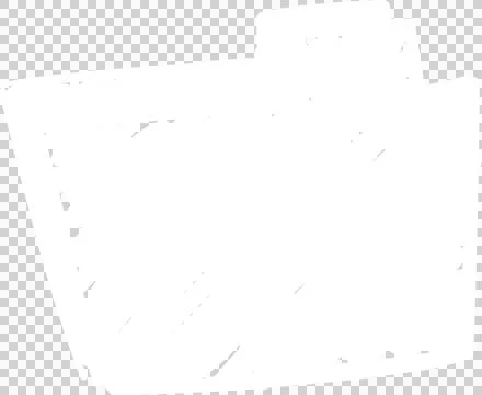 Digital png illustration of white angular shape with copy space on transparent Stock Illustration