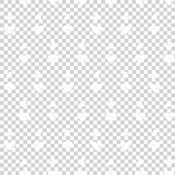 Digital png illustration of white pattern on transparent background Illustrazione stock