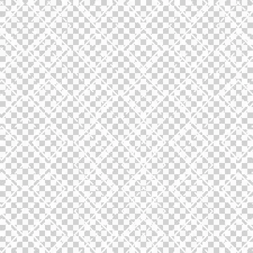 Digital png illustration of white pattern of rhombus shapes on transparent Stock Illustration