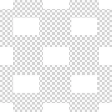 Digital png illustration of white rectangles repeated on transparent background Stock Illustration