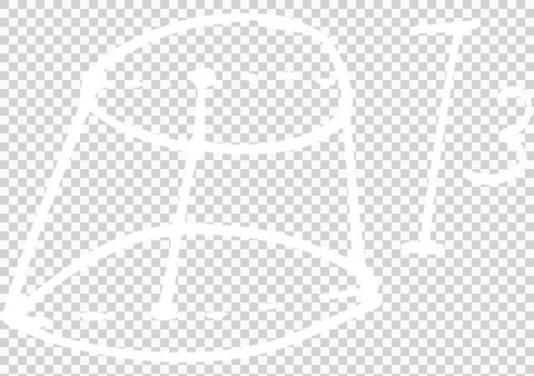 Digital png illustration of white solid geometry on transparent background Stockillustratie