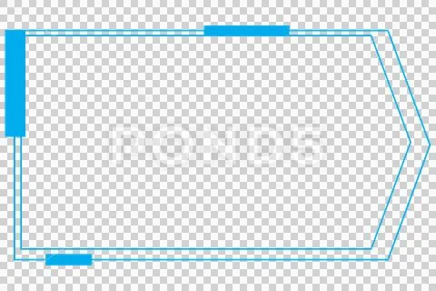 Digital png image of blue shapes on transparent background: Royalty ...