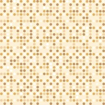 Digital point light brown seamless background pattern イラスト素材