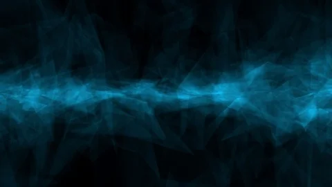 Digital poligon cloud abstract background blue - new dynamic technology motion Stock Footage 81184020