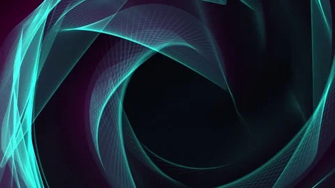Digital poligon network smoke spiral cloud abstract background blue - new Stock Footage 81317837