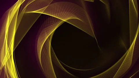 Digital poligon network smoke spiral cloud abstract background golden - new Stock Footage 81318319