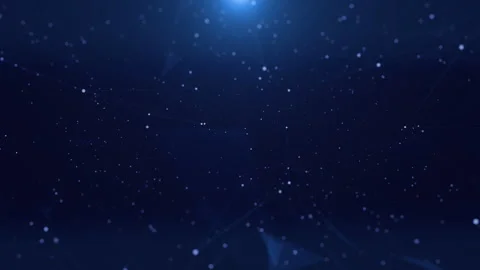 Digital polygon geometric pattern fly through on empty copy space 4K motion Stock Footage 280258178