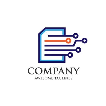 Digital print, digital document, digital book Stock Illustration