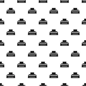 Digital printer pattern seamless Illustrazione stock