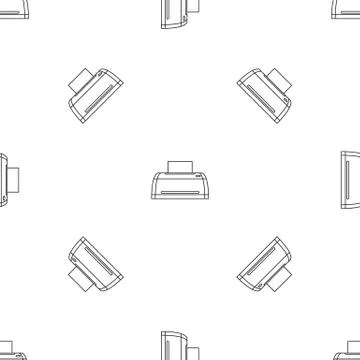 Digital printer pattern seamless vector Illustrazione stock