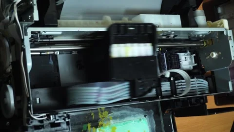 Digital printing technology Stock Footage 312031299