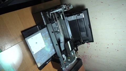 Digital printing technology Stock Footage 312031323