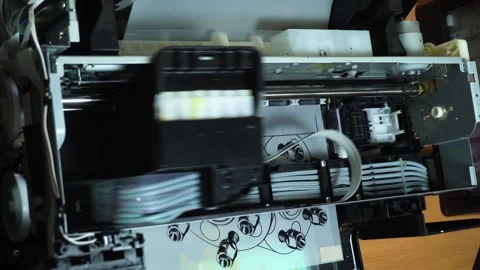 Digital printing technology Stock Footage 312031366