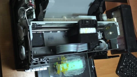 Digital printing technology Stock Footage 312031405