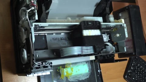 Digital printing technology Stock Footage 312031432