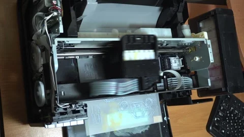 Digital printing technology Stock Footage 312031445